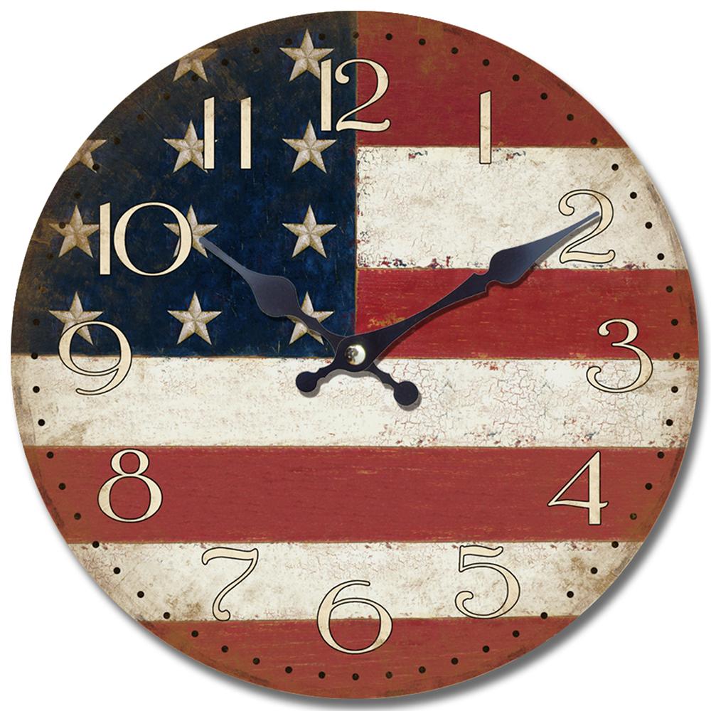 Yosemite Home Decor - Circular Wooden Wall Clock - CLKA7189 veiw 1