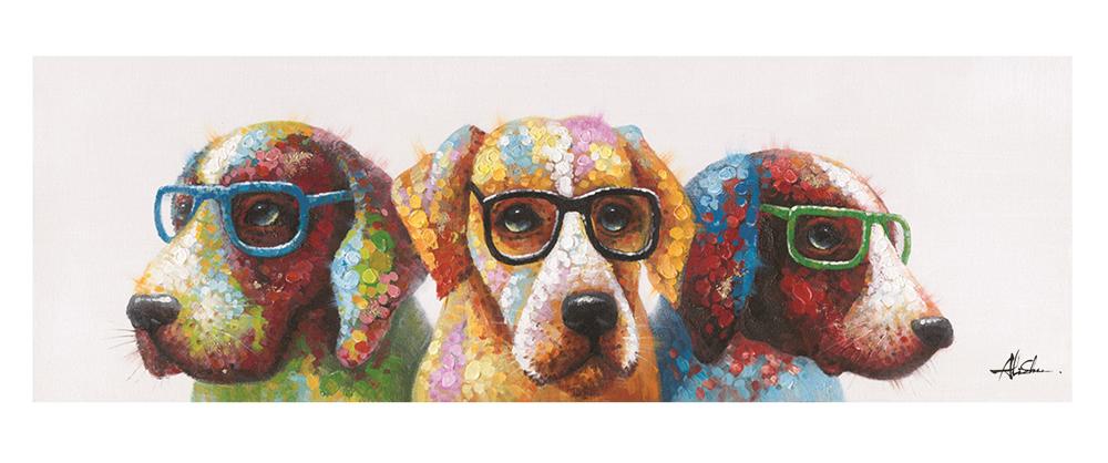Yosemite Home Decor - Cool Dogs Original Hand Painted Wall Art - ARTAE1920D veiw 1