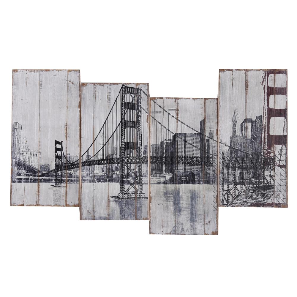 Yosemite Home Decor - Golden Gate Bridge Original Hand Painted Wall Art - YB100644A veiw 1