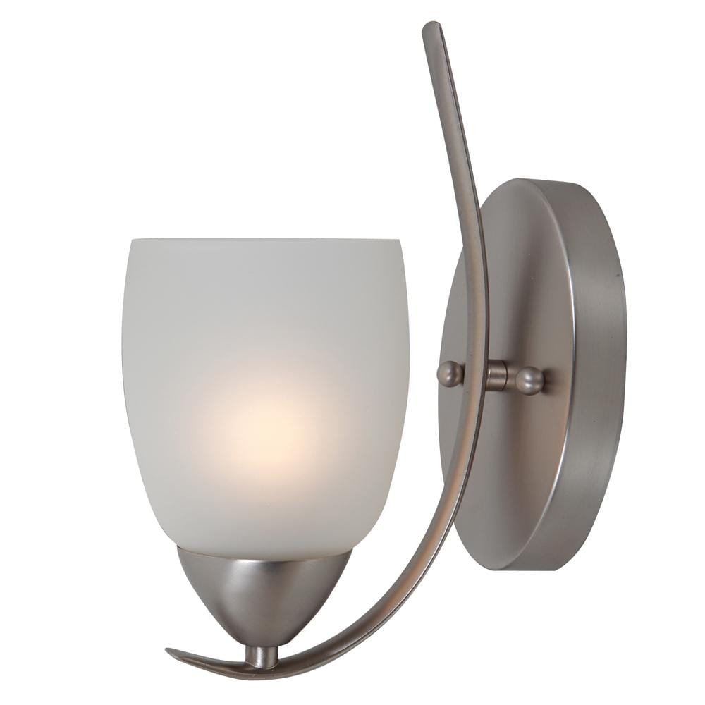Yosemite Home Decor - Mirror Lake 1 Light Wall Sconce in Brush Nickel Finish - 1261-1WS-BN veiw 1