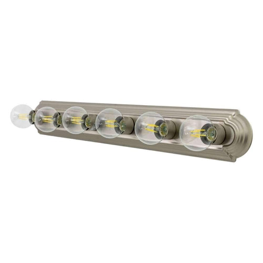 Yosemite Home Decor - Yosemite Home Decor 6 Lights Vanity in Satin Nickel Finish - 4506SN veiw 2