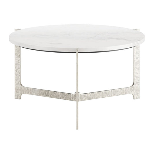 Zuo Modern - Barmas Coffee Table White & Silver - 110255 veiw 2