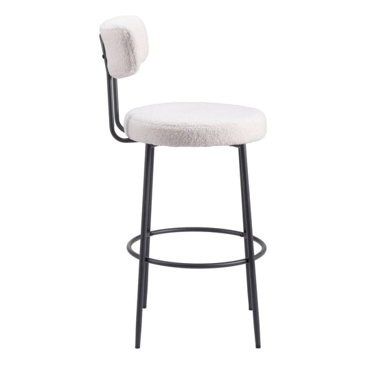 Zuo Modern - Blanca Barstool (Set of 2) Ivory - 109740 veiw 2