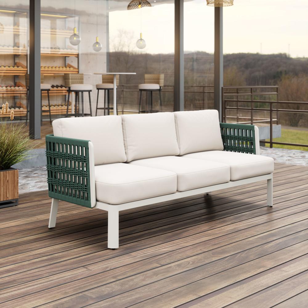Zuo Modern - Bridgehampton Sofa White - 704045 veiw 5