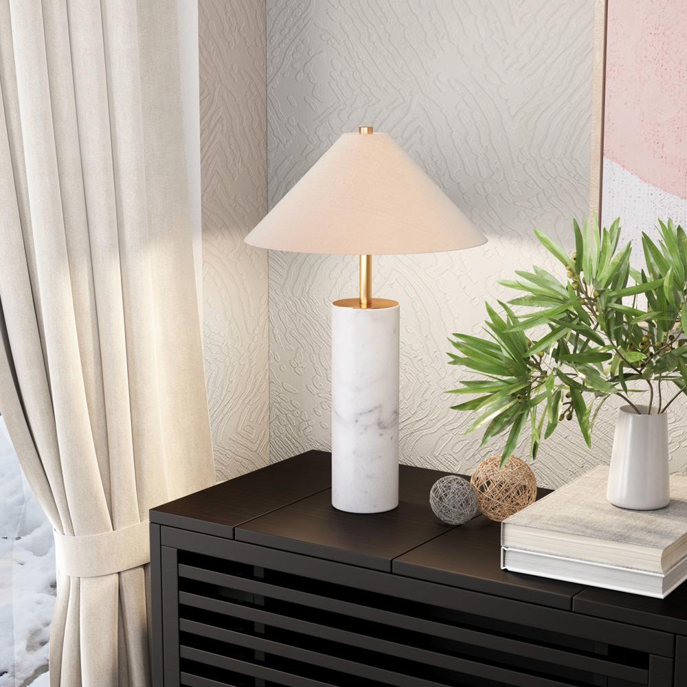Zuo Modern - Ciara Table Lamp Beige & White - 56100 veiw 5