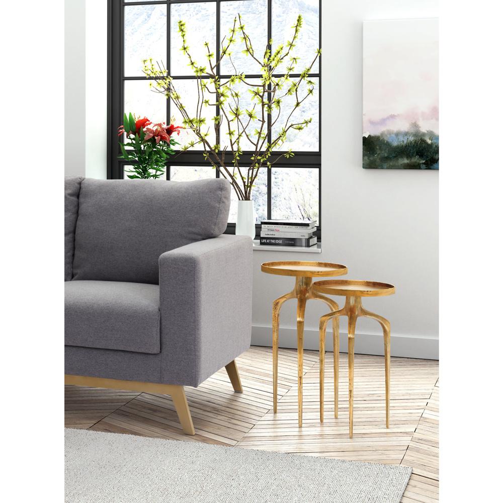Zuo Modern - Como Accent Table Set (2-Piece) Antique Gold - 405002 veiw 5