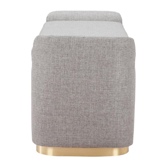 Zuo Modern - Dobo Storage Bench Gray - 109995 veiw 2