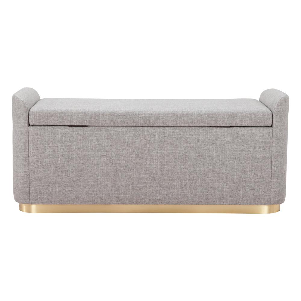 Zuo Modern - Dobo Storage Bench Gray - 109995 veiw 4