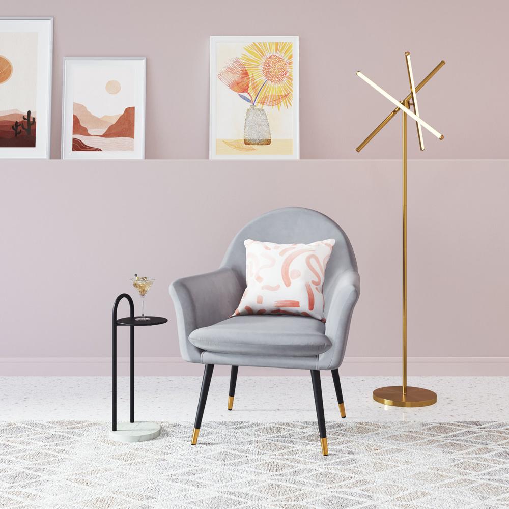 Zuo Modern - Garza Floor Lamp Brass - 56140 veiw 5
