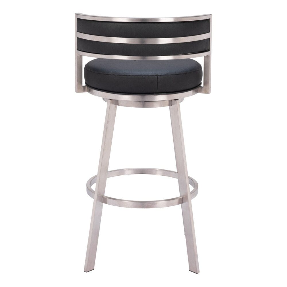 Zuo Modern - Gimsby Swivel Barstool Black - 110044 veiw 4