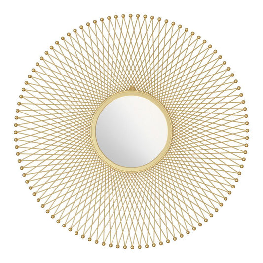 Zuo Modern - Glow Round Mirror Gold - A12214 veiw 2