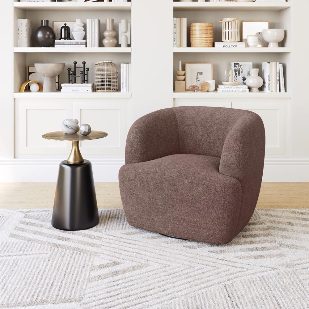 Zuo Modern - Govan Swivel Chair Brown - 109958 veiw 5