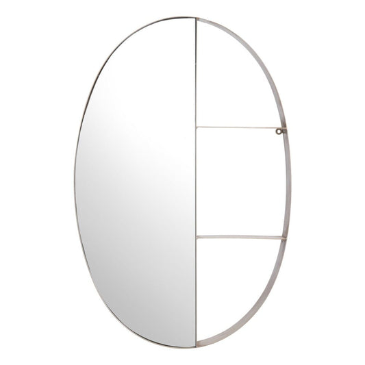 Zuo Modern - Latitude Oval Shelf Mirror Antique Bronze - A12203 veiw 2