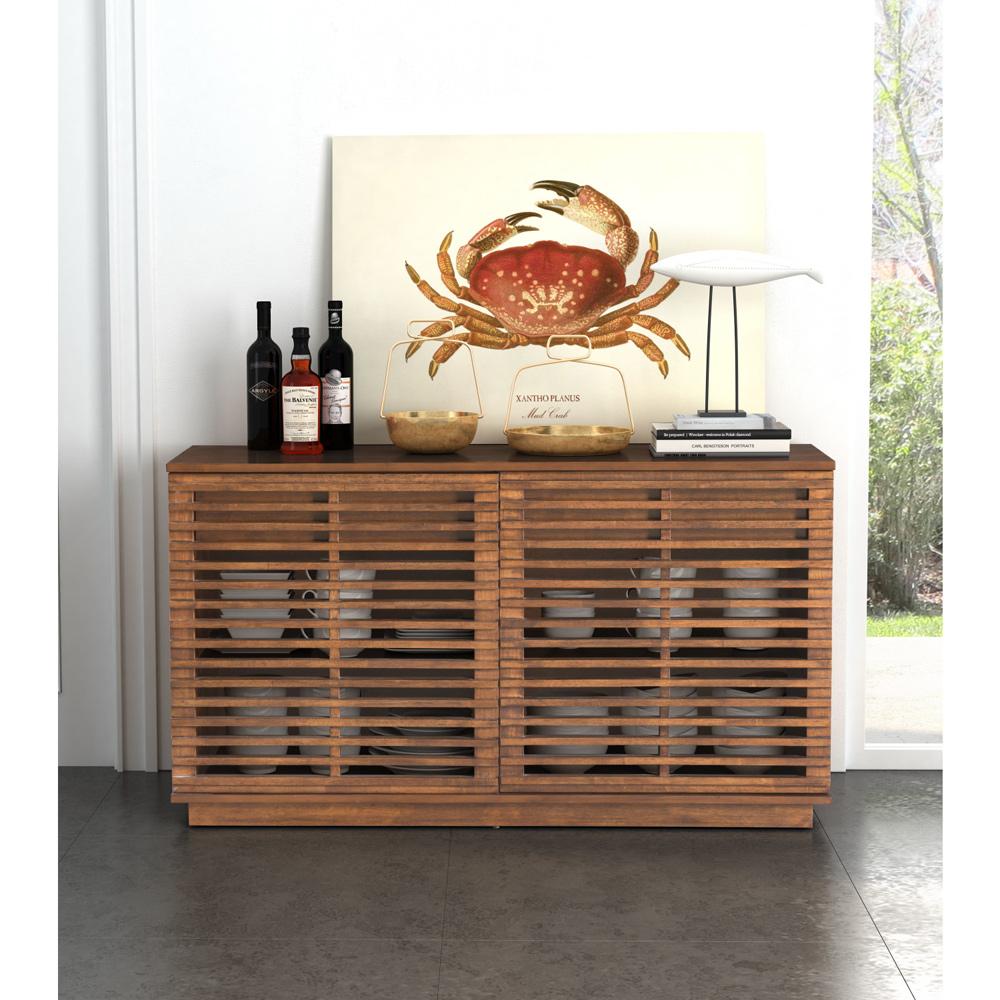 Zuo Modern - Linea Credenza Walnut - 199051 veiw 5