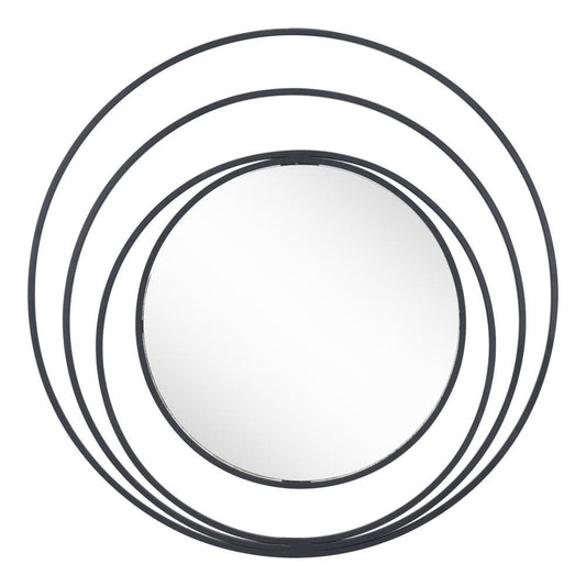 Zuo Modern - Luna Round Mirror Black - A12207 veiw 2