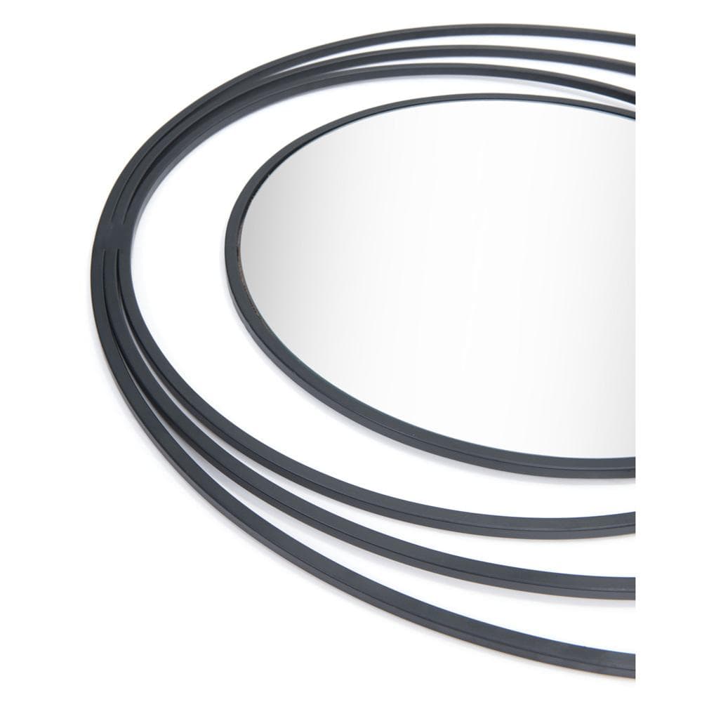 Zuo Modern - Luna Round Mirror Black - A12207 veiw 4