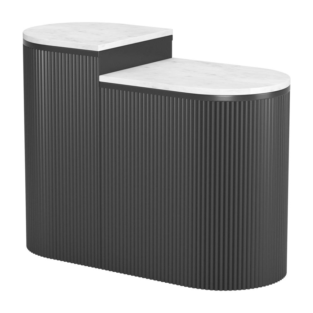 Zuo Modern - Ormara Side Table Set (2-Piece) White & Black - 109919 veiw 4