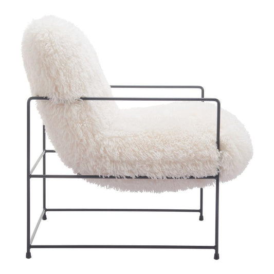 Zuo Modern - Pelut Accent Chair White - 110202 veiw 2