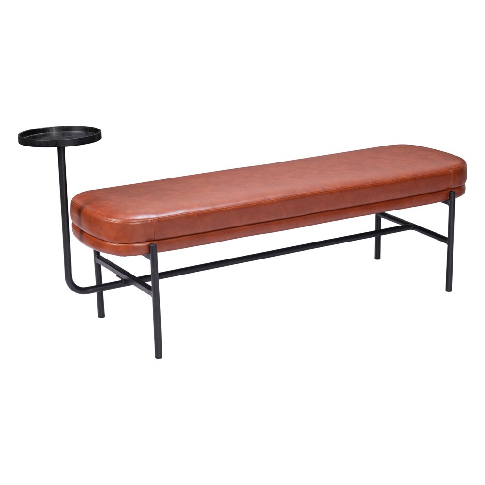 Zuo Modern - Ploce Bench Brown - 110180 veiw 4