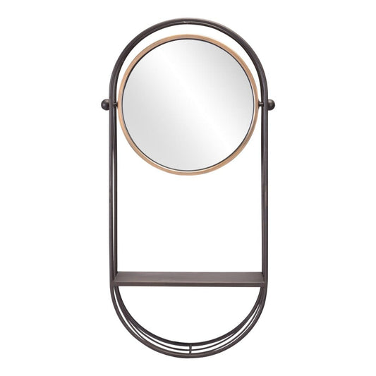 Zuo Modern - Saroni Mirror Shelf Antique Gray - A12234 veiw 2