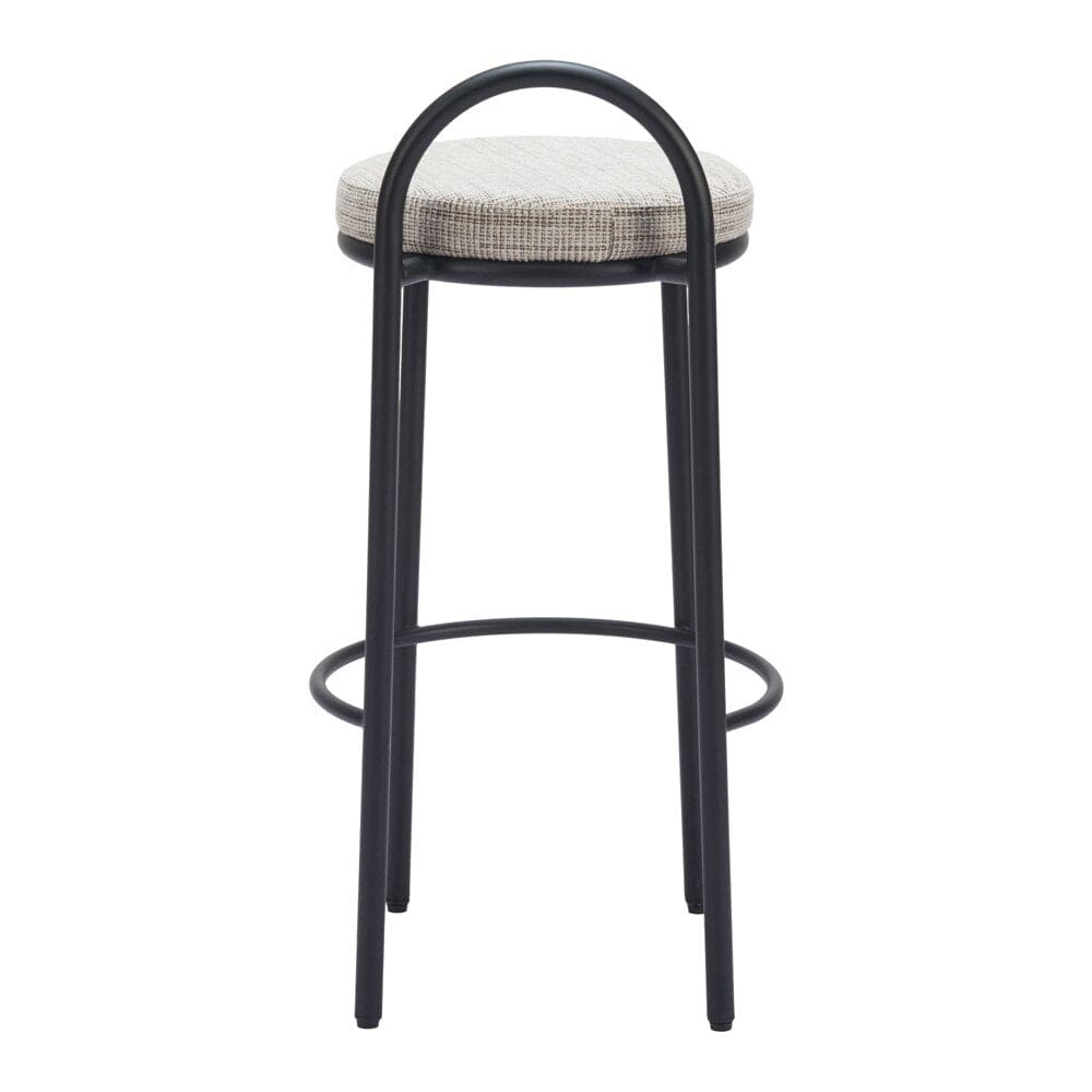 Zuo Modern - Sisal Barstool (Set of 2) Beige Tweed - 110097 veiw 4