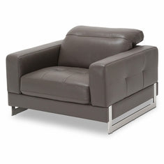 Leather Single Chairs by Michael Amini