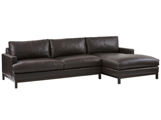 Leather Sectional Sofas by Barclay Butera