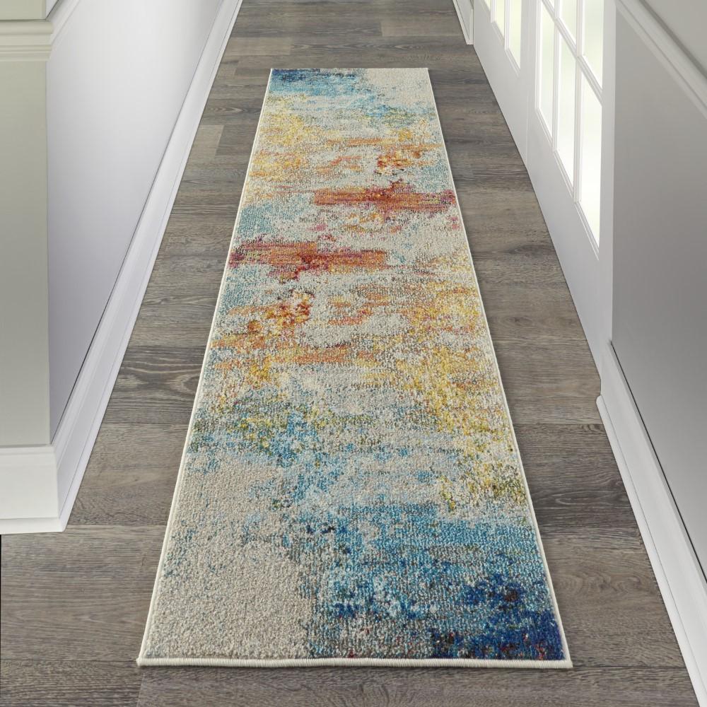 Nourison - Celestial CES02 Multicolor 2 x 6 Hallway Rug - CES02-99446399885 veiw 2