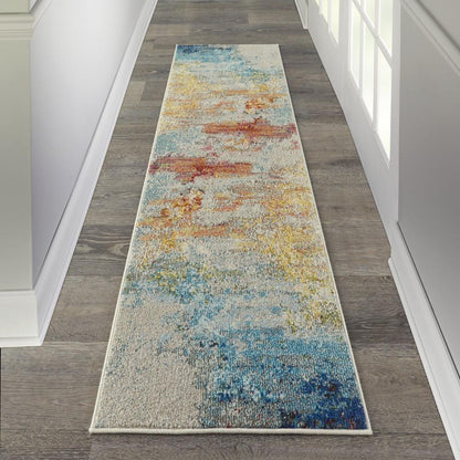 Nourison - Celestial CES02 Multicolor 2 x 6 Hallway Rug - CES02-99446399885 veiw 2