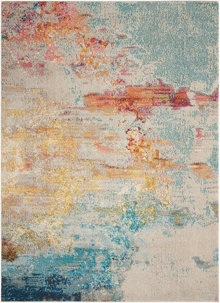 Nourison - Celestial CES02 Multicolor 53in x 73in Abstract Area Rug - CES02-99446338174 veiw 1