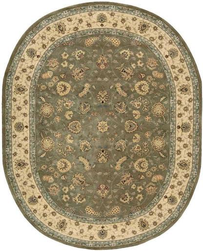 Nourison - 2000 2003 Olive 76in x 96in OVAL Area Rug - 2003-99446862372 veiw 1
