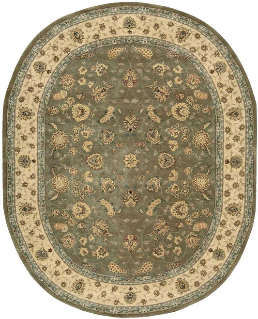 Nourison - 2000 2003 Olive 76in x 96in OVAL Area Rug - 2003-99446862372 veiw 1