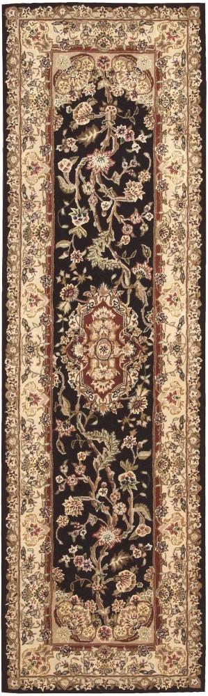 Nourison - 2000 2028 Black 26in x 12 Area Rug - 2028-99446860750 veiw 1