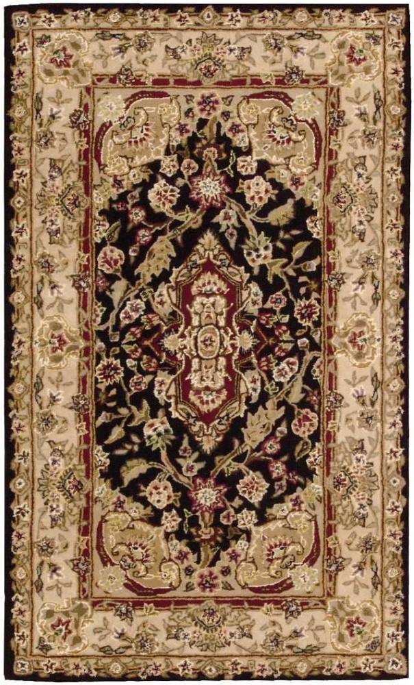 Nourison - 2000 2028 Black 26in x 43in Area Rug - 2028-99446859136 veiw 1