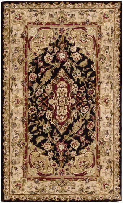 Nourison - 2000 2028 Black 26in x 43in Area Rug - 2028-99446859136 veiw 1