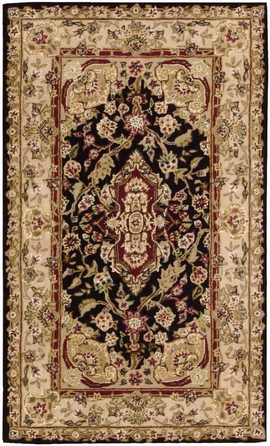 Nourison - 2000 2028 Black 26in x 43in Area Rug - 2028-99446859136 veiw 1