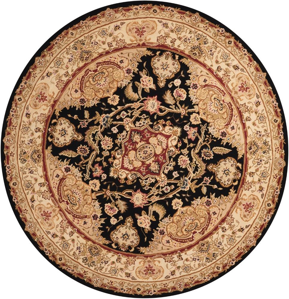 Nourison - 2000 2028 Black 6 x Round Area Rug - 2028-99446685704 veiw 1