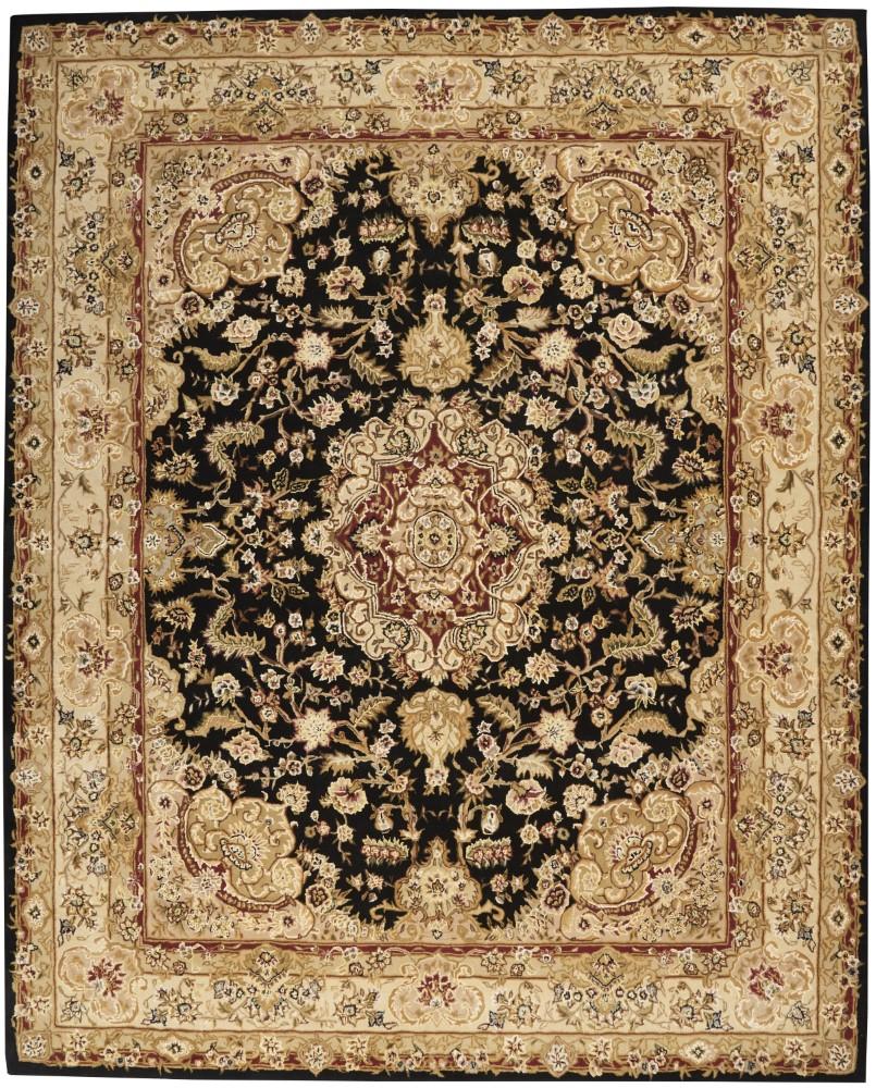 Nourison - 2000 2028 Black 86in x 116in Area Rug - 2028-99446683007 veiw 1