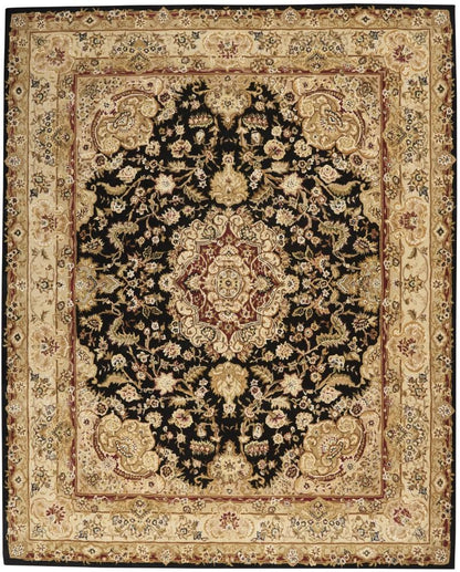 Nourison - 2000 2028 Black 86in x 116in Area Rug - 2028-99446683007 veiw 1