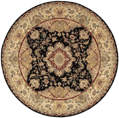 Nourison - 2000 2028 Black 8 x Round Area Rug - 2028-99446686060 veiw 1