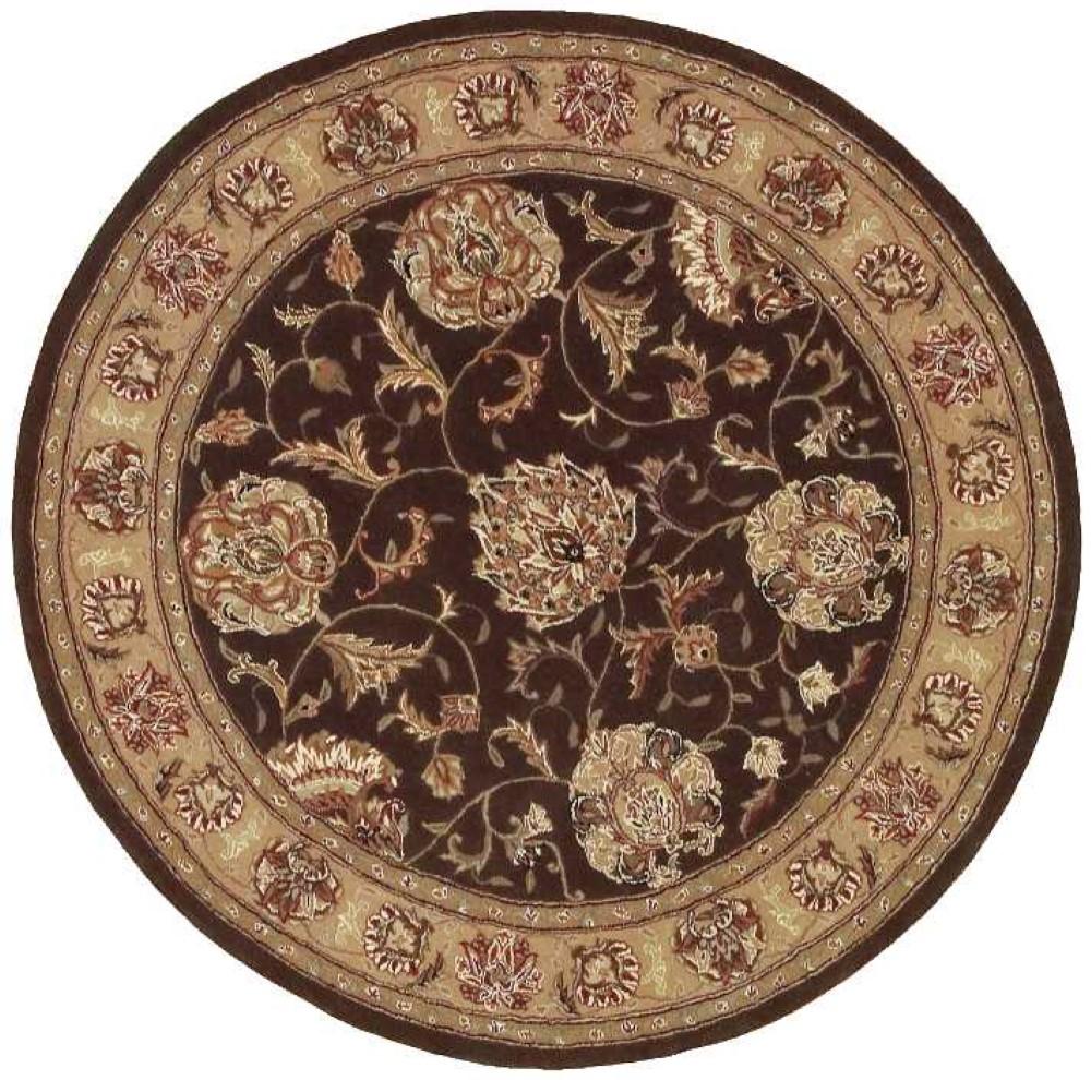 Nourison - 2000 2206 Brown 4 x Round Area Rug - 2206-99446730145 – AFA ...