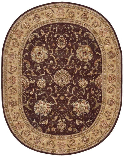 Nourison - 2000 2206 Brown 76in x 96in OVAL Area Rug - 2206-99446730503 veiw 1