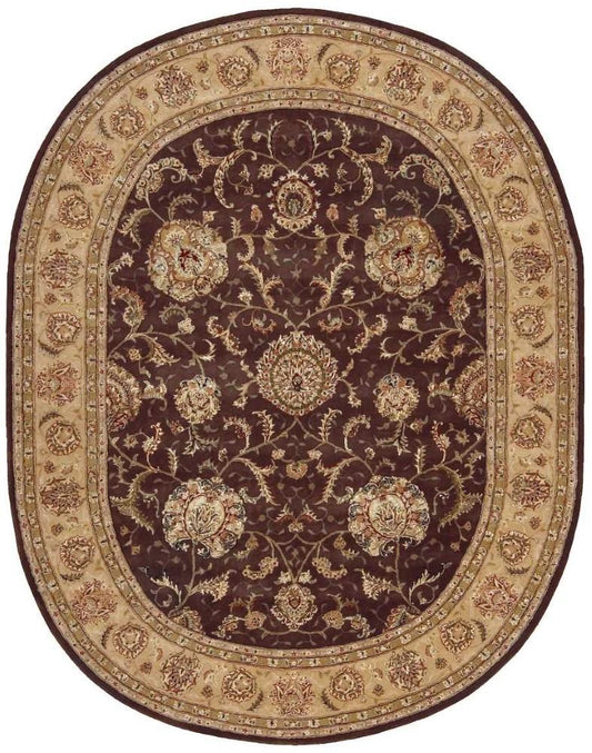 Nourison - 2000 2206 Brown 76in x 96in OVAL Area Rug - 2206-99446730503 veiw 1