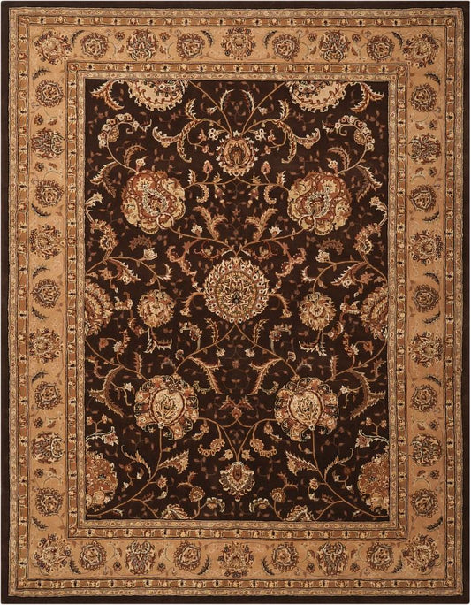 Nourison - 2000 2206 Brown 79in x 99in Area Rug - 2206-99446730596 veiw 1