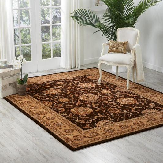 Nourison - 2000 2206 Brown 79in x 99in Area Rug - 2206-99446730596 veiw 2