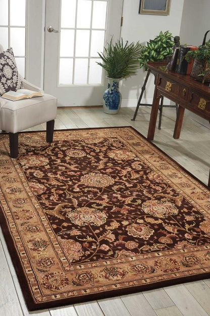 Nourison - 2000 2206 Brown 99in x 139in Area Rug - 2206-99446730770_CLOSEOUT veiw 2