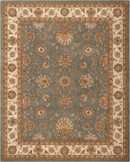 Nourison - 2000 2210 Blue 79in x 99in Area Rug - 2210-99446593603 veiw 1