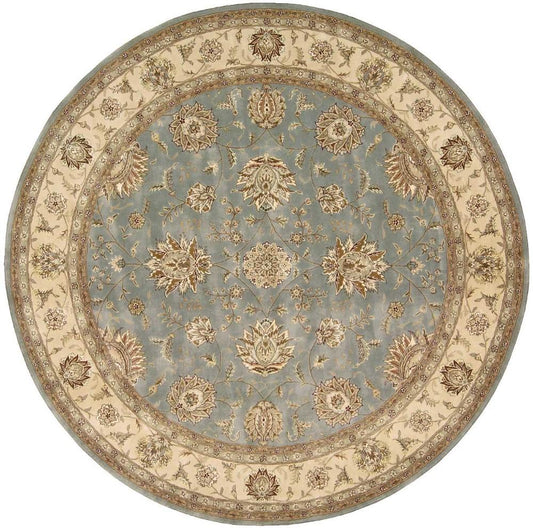 Nourison - 2000 2210 Blue 8 x Round Area Rug - 2210-99446593511 veiw 1