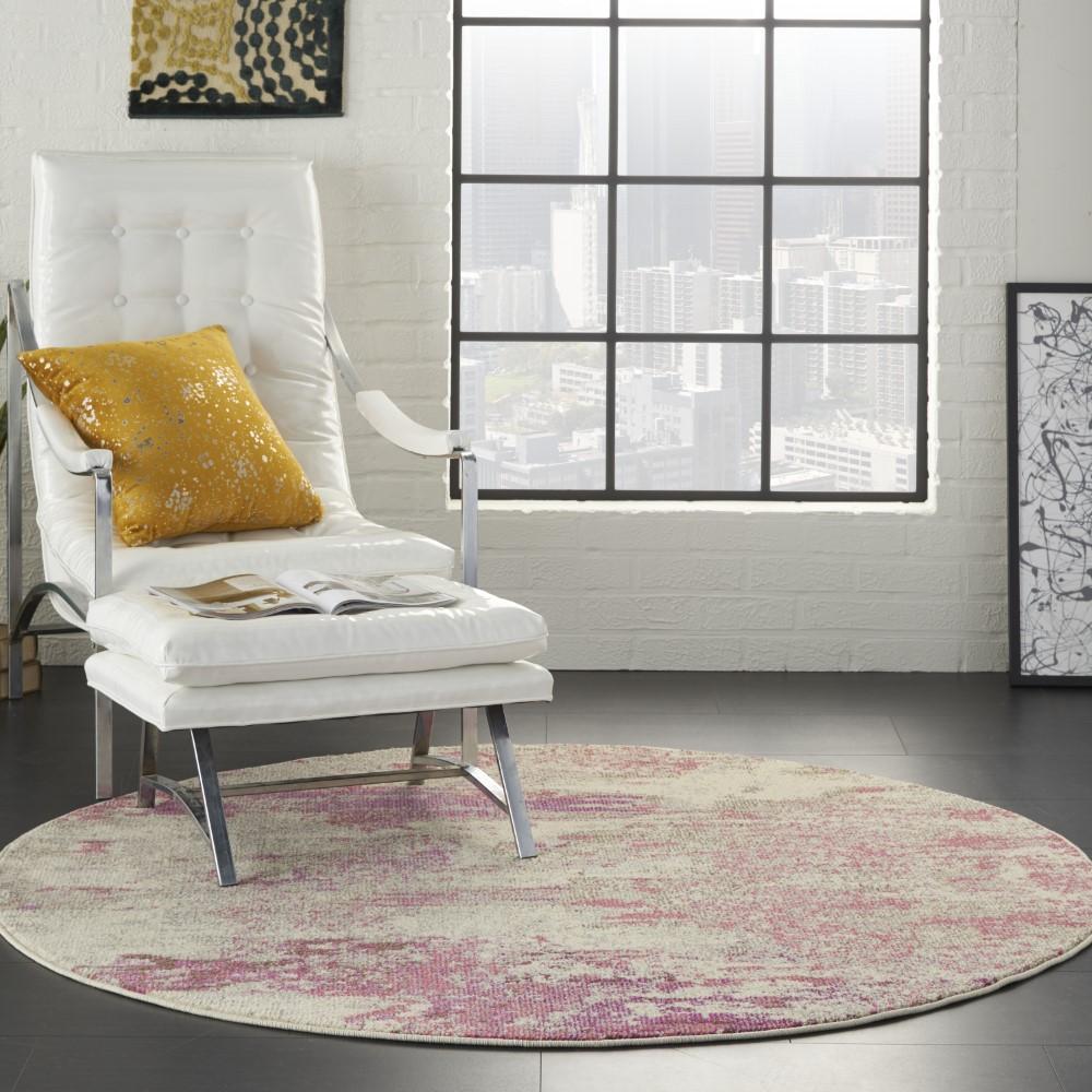 Nourison - Celestial 53in x Round Area Rug - CES02-99446742575 veiw 2