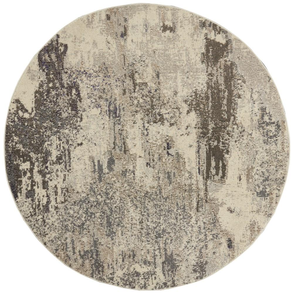 Nourison - Celestial 4 x Round Area Rug - CES02-99446179371 veiw 1